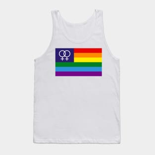 Lesbian Pride Flag Tank Top